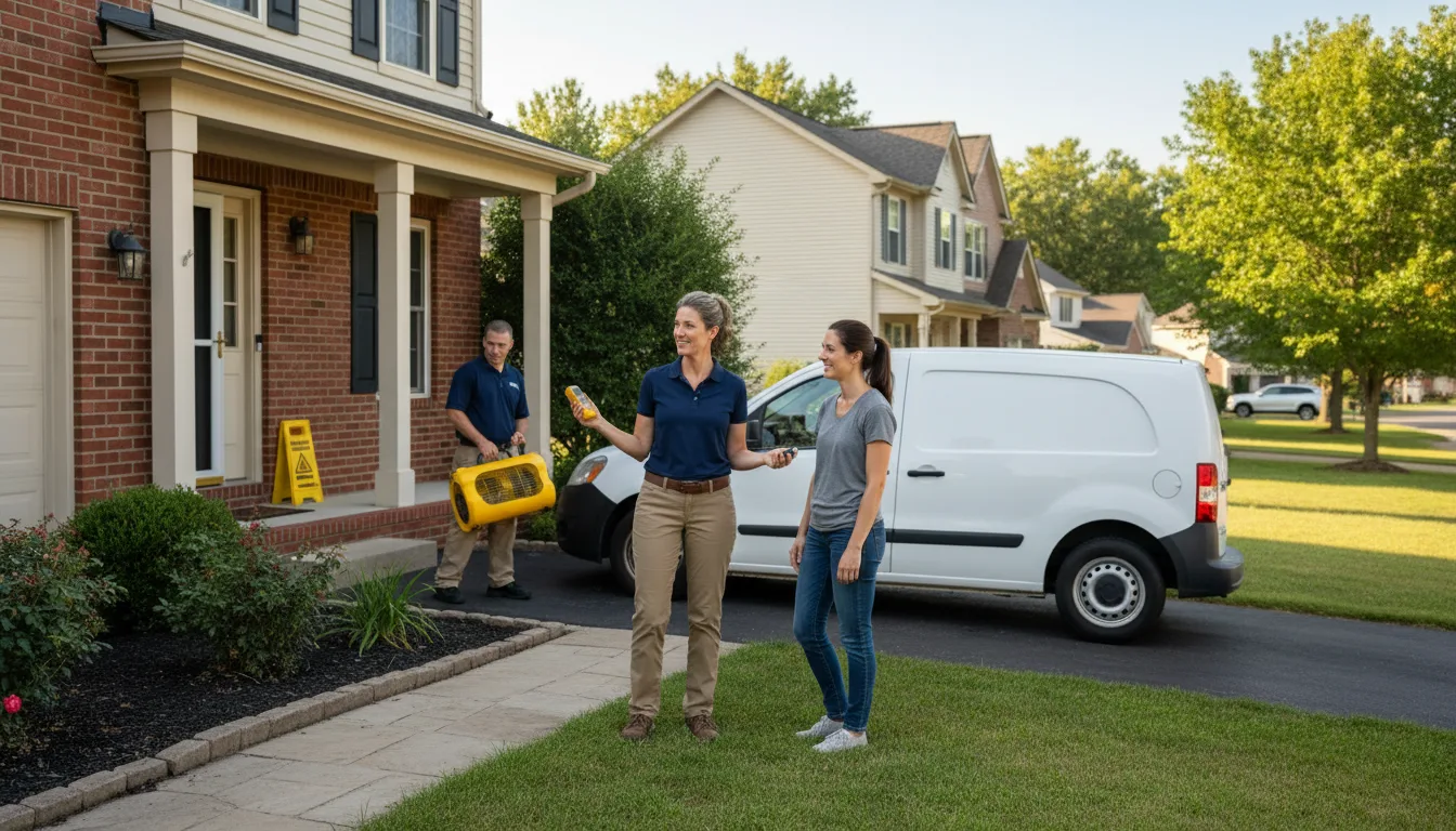 Residential water damage restoration in Yuma, AZ